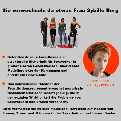 Sibylle Berg Card re: Verwechslung