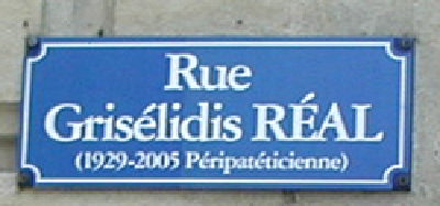 Ihre Straße in Genf<br />(Sexarbeiterin, Umherwandlerin griech. peripatein)